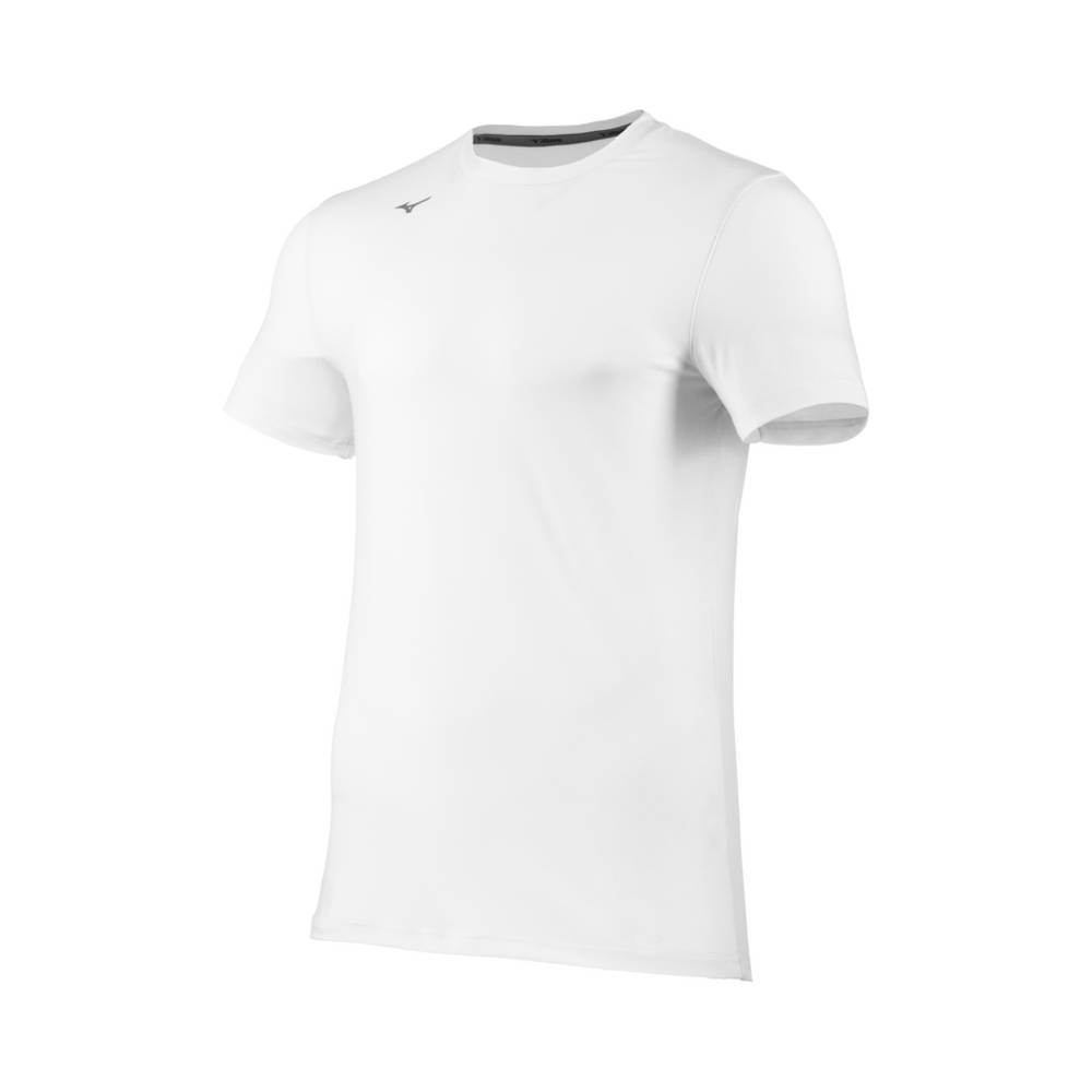 Mens Mizuno Attack 2.0 Volleyball T-Shirts White Philippines (EIXANW985)